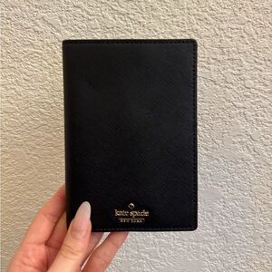 Kate Spade Black Passport Holder